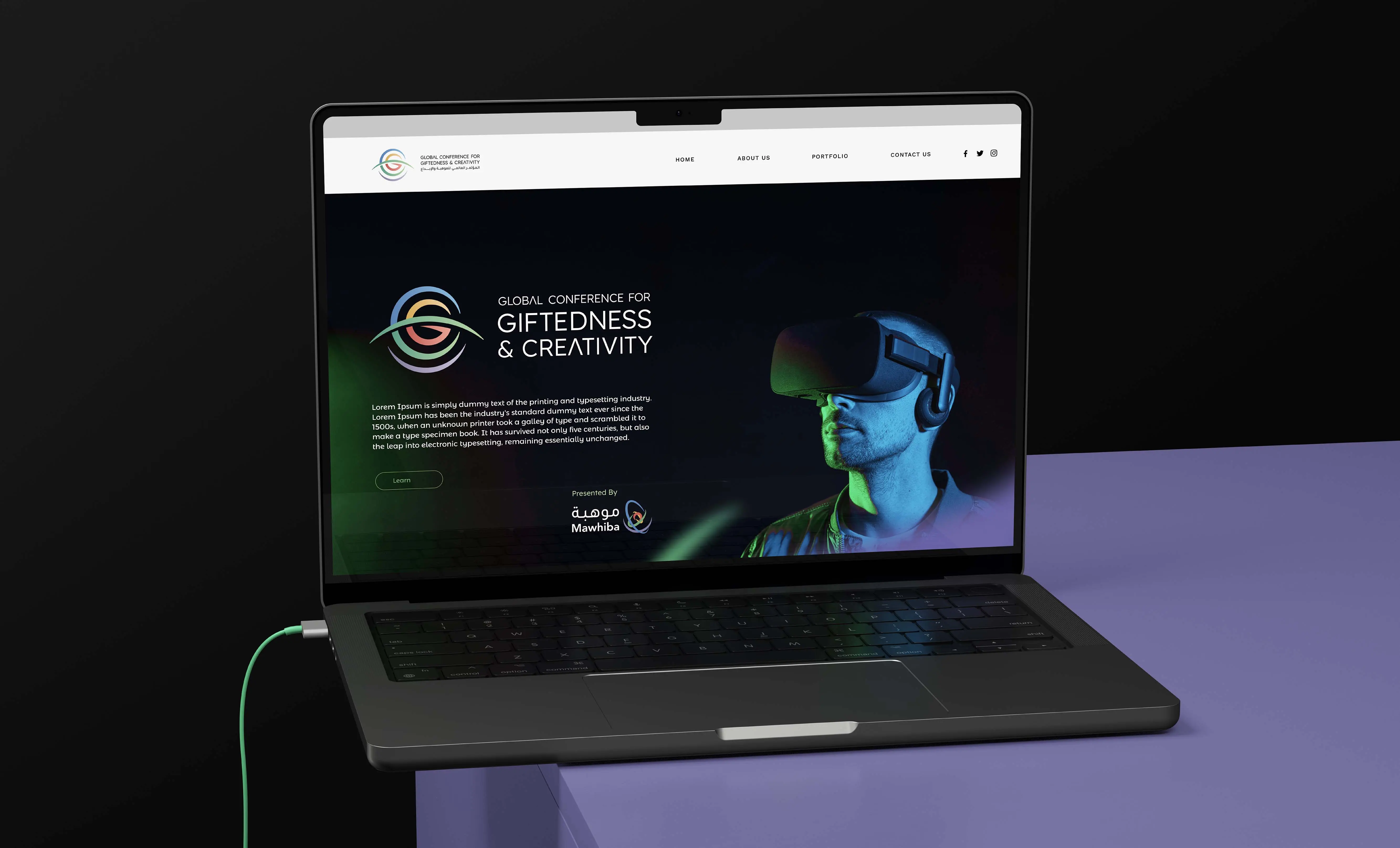GCGC — Global Conference Branding & Visual Identity, Riyadh Project image 1129